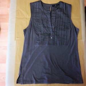 GAP Grey Pima Cotton Grey Sleeveless Tank Size M